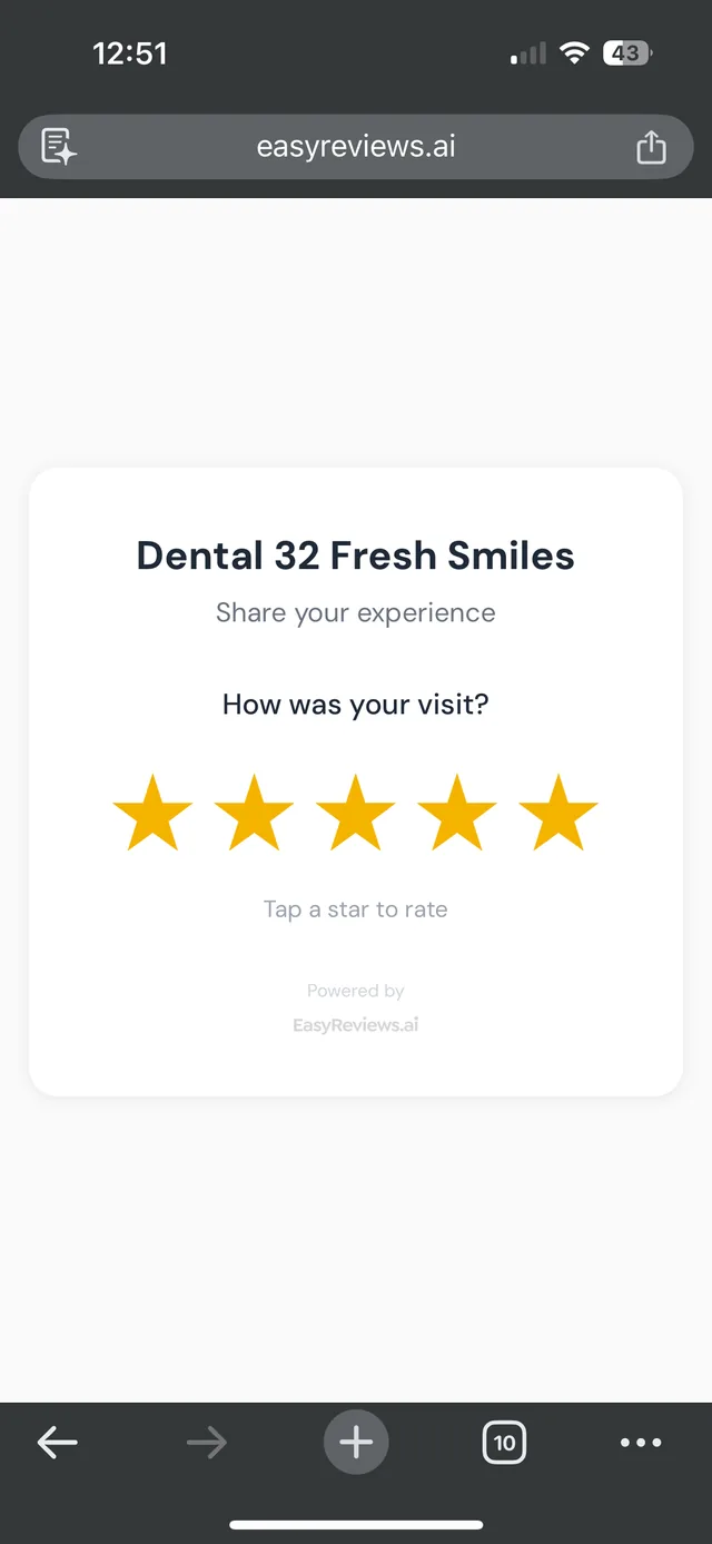 They rate their experience 1