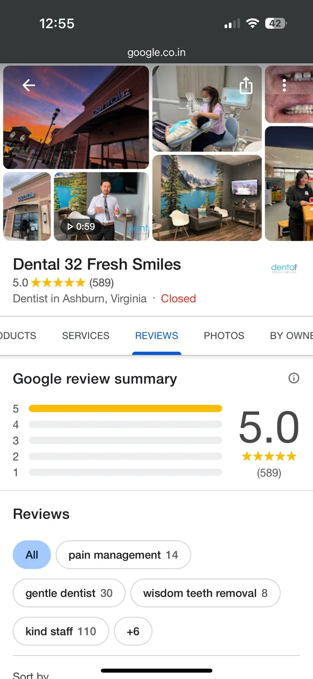 Review goes live on Google 2